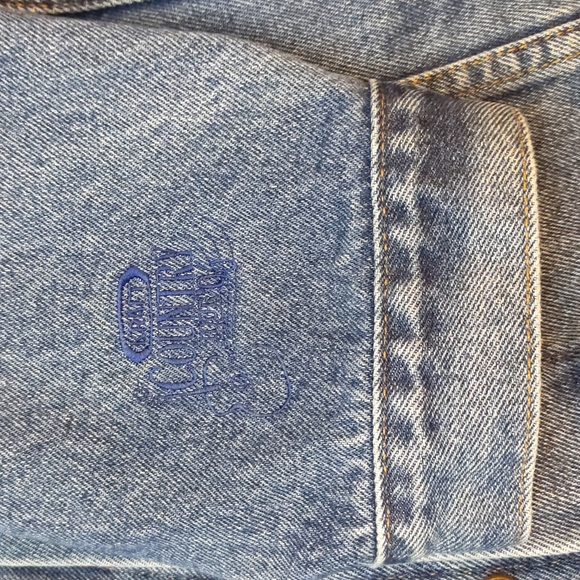 Vintage International Denim Jacket Men's XL Removable Vest 90s Southwest Aztec - Picture 13 of 16